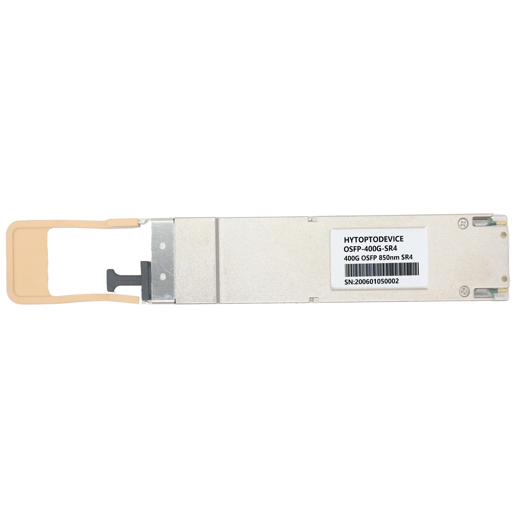 NVIDIA MMA4Z00-NS400 Compatible  400GBASE-SR4  OSFP 400G SR4  850nm 50m Flat Top  MPO-12 DDM MMF Optical Transceiver Module-HYTOPTODEVICE