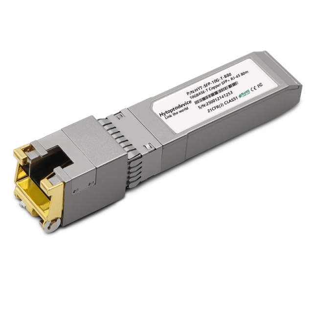 HYTOPTODEVICE Compatible Cisco SFP-10G-T-80 | 10GBASE-T SFP+ RJ45 80m Transceiver Module
