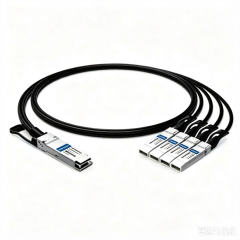 Huawei QSFP-4SFP25G-CU3M Compatible 3m (10ft) 100G QSFP28 to Four 25G SFP28 Breakout DAC Cable | HYTOPTODEVICE