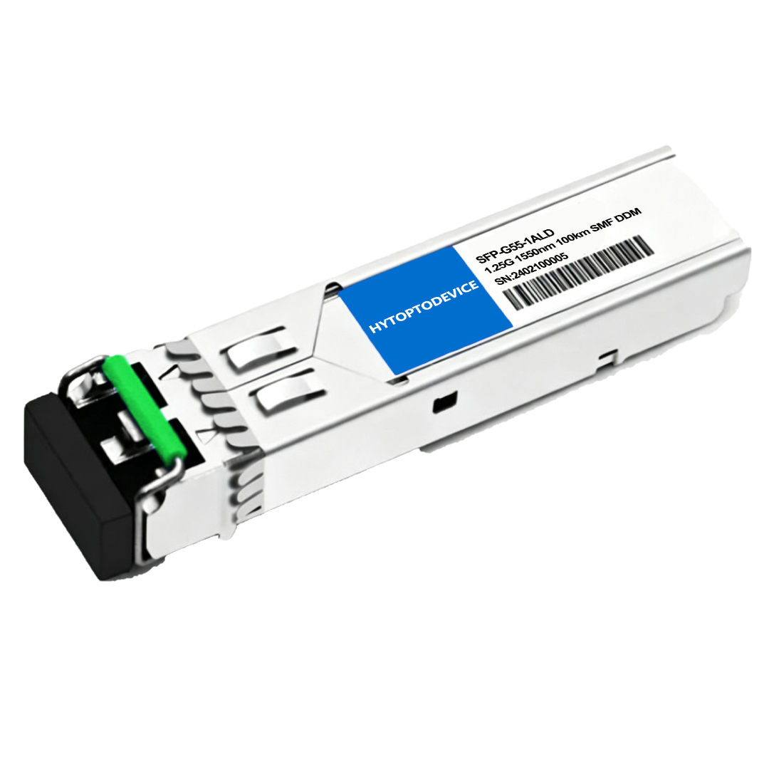 Huawei eSFP-GE-ZX100-SM1550 Compatible 1000BASE-EZX 100KM SFP Optical Transceiver Module | HYTOPTODEVICE