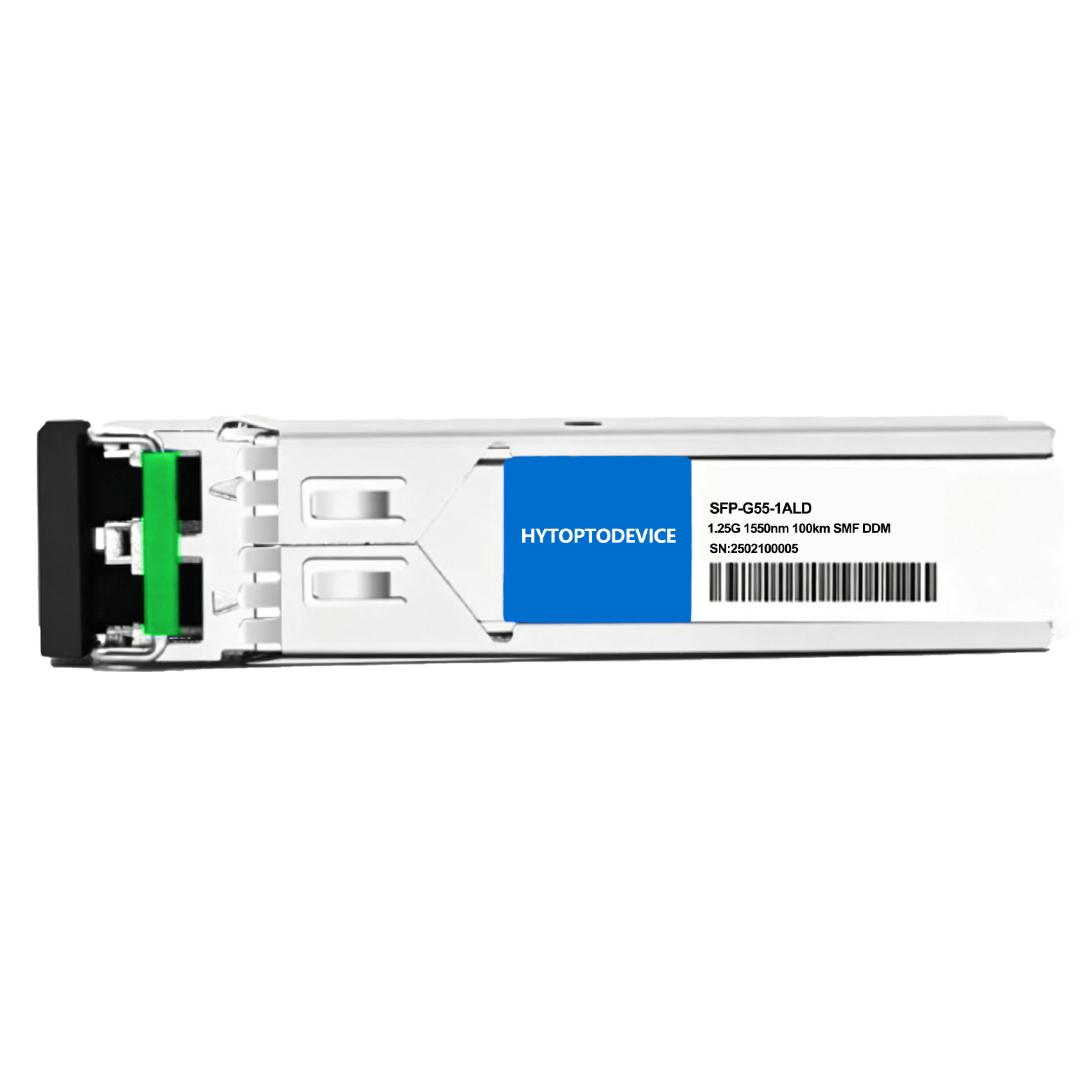 Huawei eSFP-GE-ZX100-SM1550 Compatible 1000BASE-EZX 100KM SFP Optical Transceiver Module | HYTOPTODEVICE