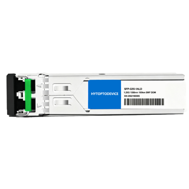 Huawei eSFP-GE-ZX100-SM1550 Compatible 1000BASE-EZX 100KM SFP Optical Transceiver Module | HYTOPTODEVICE