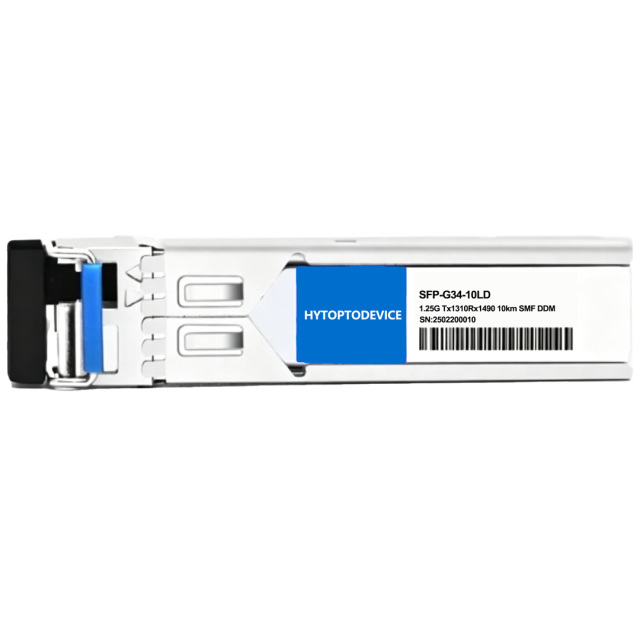 H3C Compatible SFP-GE-LX-SM1310-BIDI Single Fiber BIDI SFP Side Profile