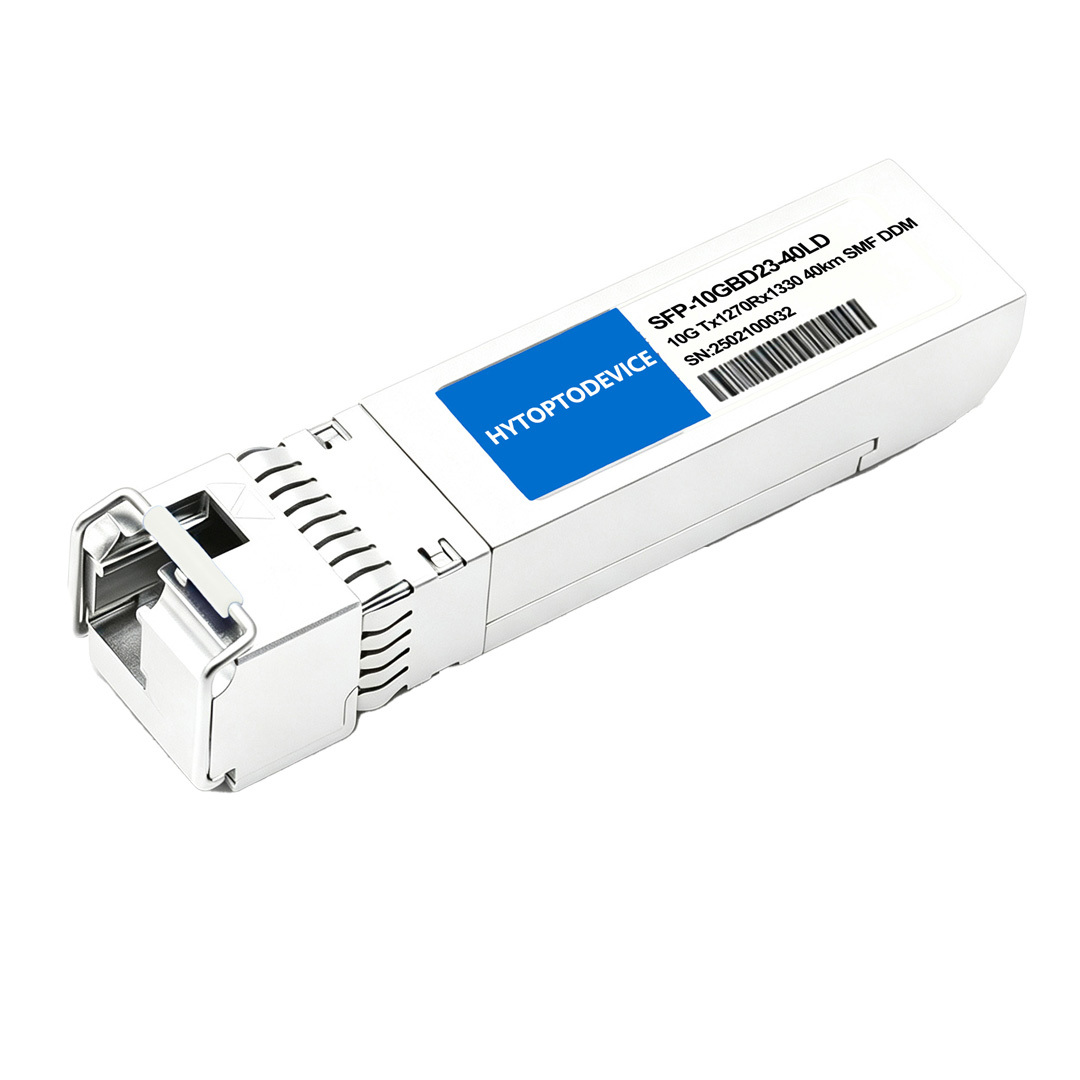HYTOPTODEVICE Huawei SFP-10G-ER-SM1270-BIDI compatible 10G BiDi SFP+ transceiver full white background product shot