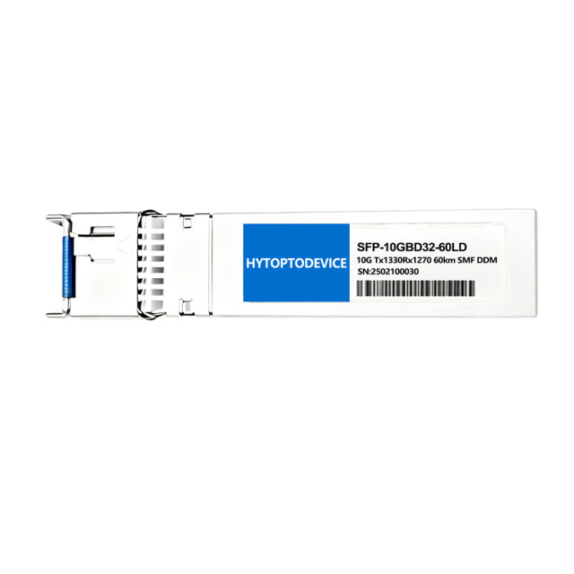 Juniper EX compatible SFP+ bidi 60km optical module, 1330nm TX 1270nm RX