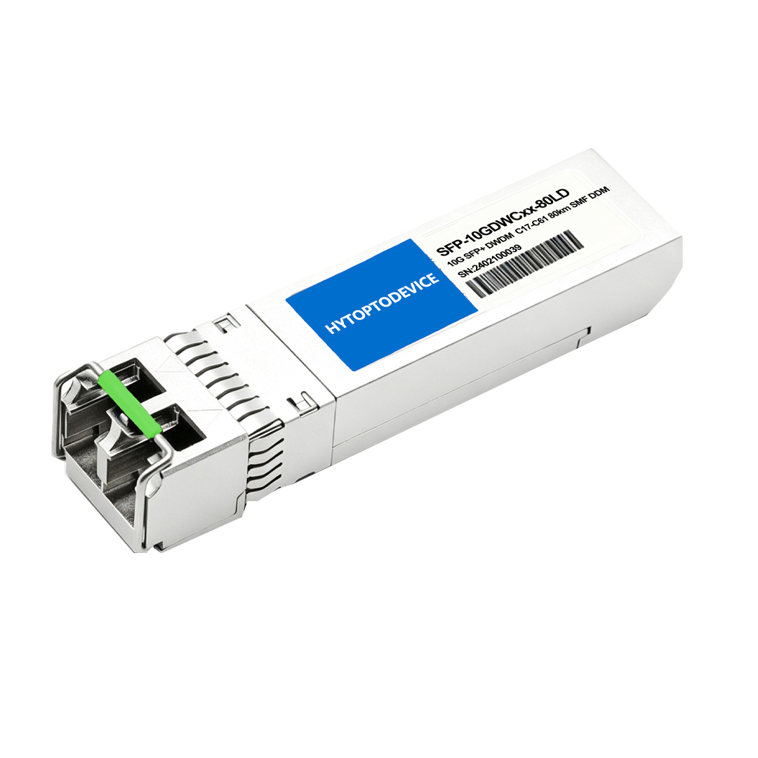 HYTOPTODEVICE Cisco DWDM-SFP10G-31.90 Compatible 10G DWDM SFP 80km module full front view