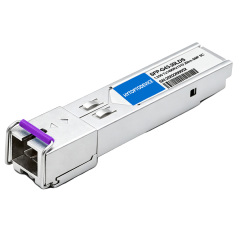 1000BASE-BX 1.25G Tx1490 Rx1310 20km SC SMF BiDi SFP Module bulk wholesale white background front view