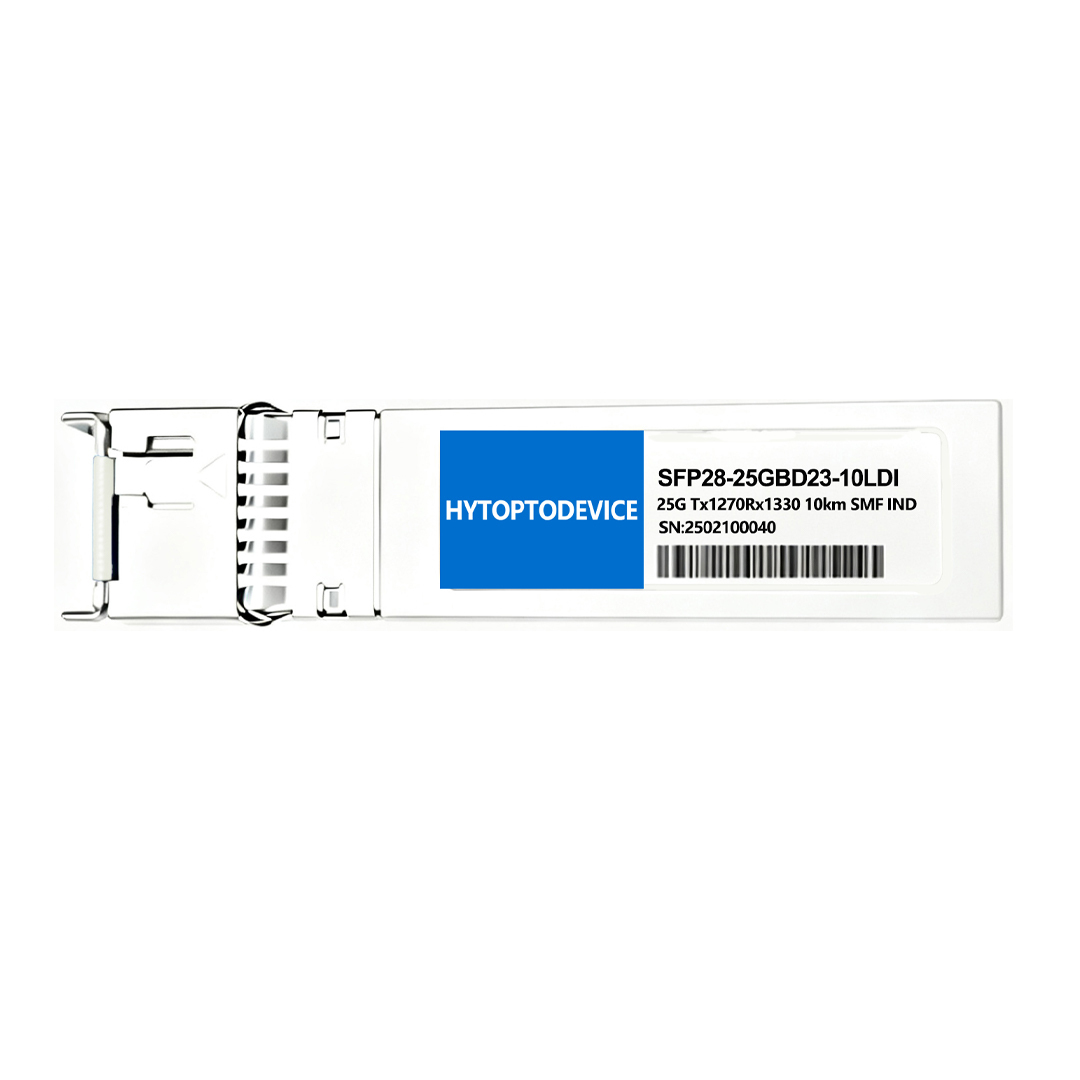1270nm TX/1330nm RX 20km SMF juniper 25G BiDi SFP28 industrial module with custom EEPROM for bulk order and network project supply