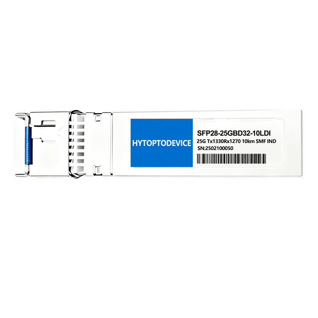 1330nm TX/1270nm RX 20km SMF juniper 25G BiDi SFP28 industrial module with custom EEPROM for bulk order and network project supply