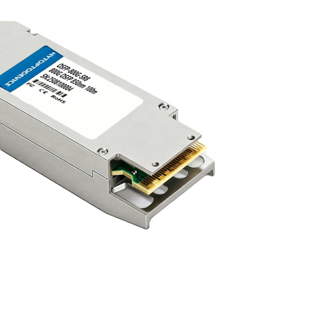 Bulk purchasable 800G 2x400G twin-port OSFP optical transceiver for AI data center leaf spine fabric