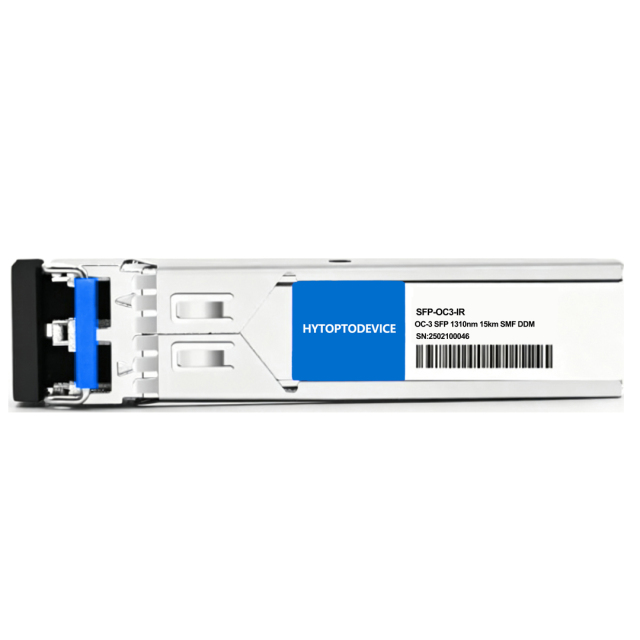 Bulk wholesale Juniper SFP-1OC3-IR fiber transceiver, industrial grade 155Mbps SFP optical transceiver with 18dB power budget for legacy SDH network upgrading
