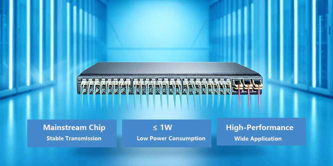hytoptodevice SFP‑10G‑SR‑X compatible transceiver with low power consumption