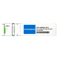 10GBASE-BX100-D Tx1550Rx1490 100km simplex LC BiDi SFP+ transceiver, HYTOPTODEVICE supplies 10G SFP+ BiDi transceiver solution for network buyers