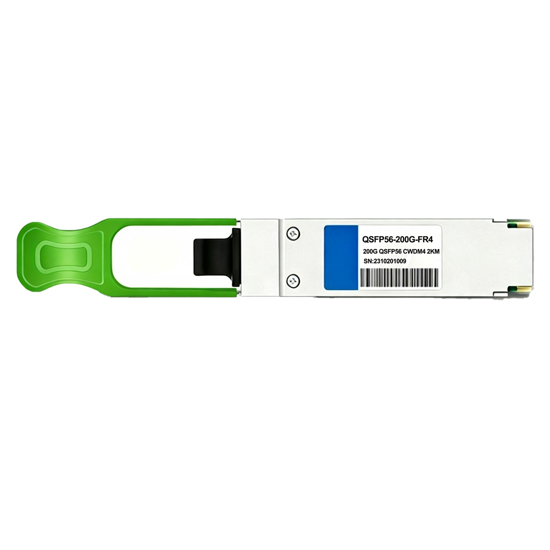 Broadcom QSFP56-200G-FR4 Compatible QSFP56 200G FR4 Transceiver Module | 200GBASE-FR4 1310nm CWDM 2KM Duplex LC/UPC SMF | HYTOPTODEVICE