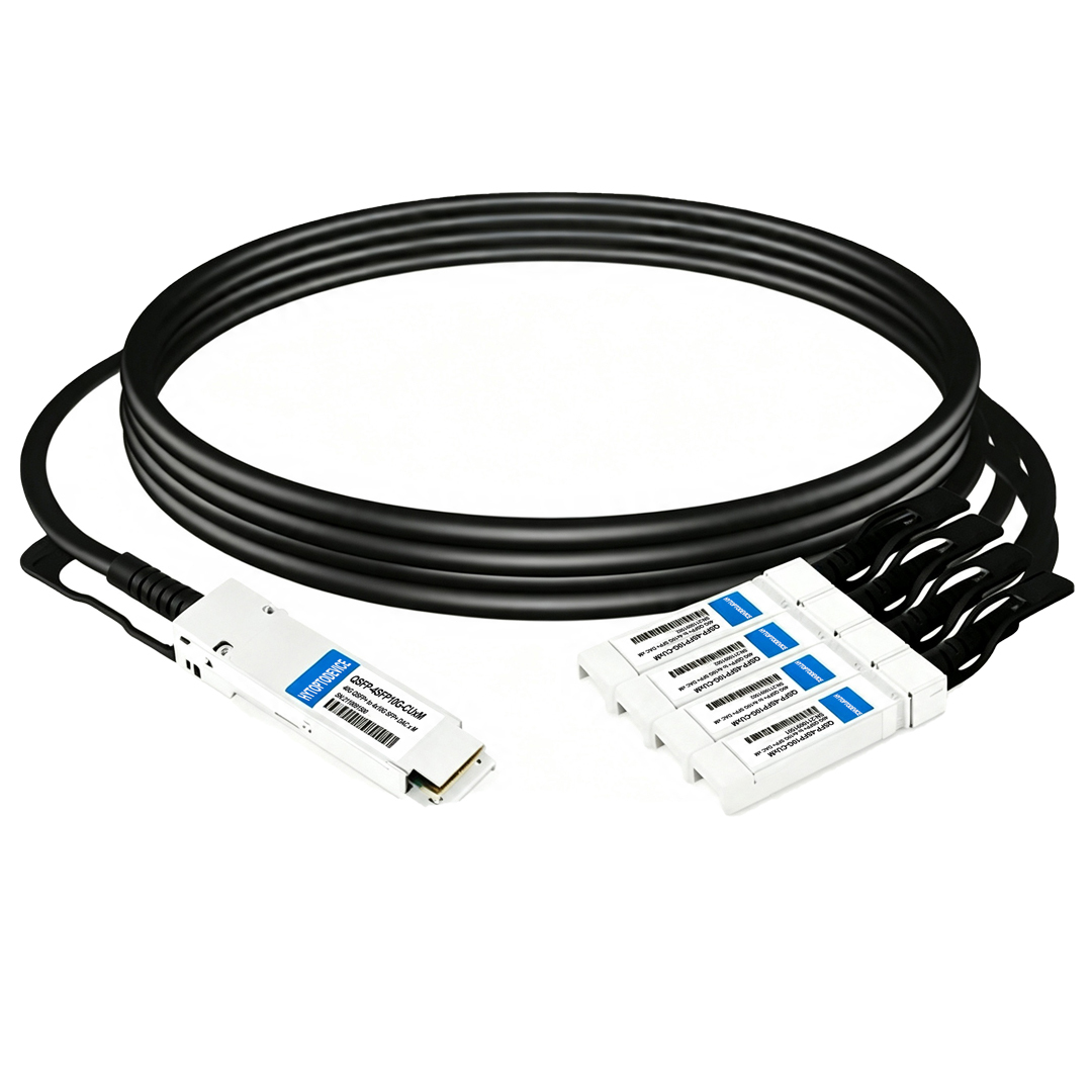 HYTOPTODEVICE 40G QSFP+ to 4x10G SFP+ breakout DAC cable