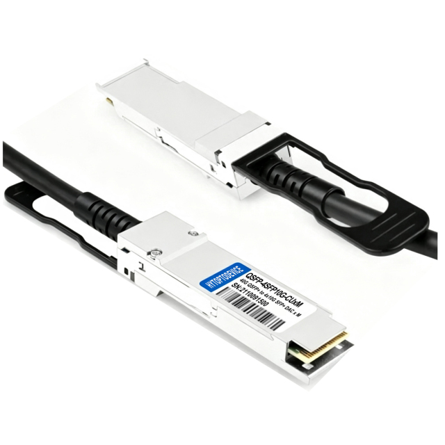 Bulk wholesale compatible 40G QSFP+ to 4×10G SFP+ breakout DAC from HYTOPTODEVICE