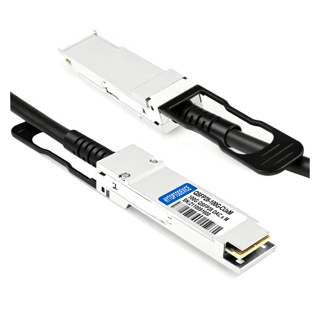 H3C QSFP-100G-D-CAB-1M Compatible 100G QSFP28 Passive Copper Twinax Cable 1m(3ft) Bulk Wholesale | HYTOPTODEVICE