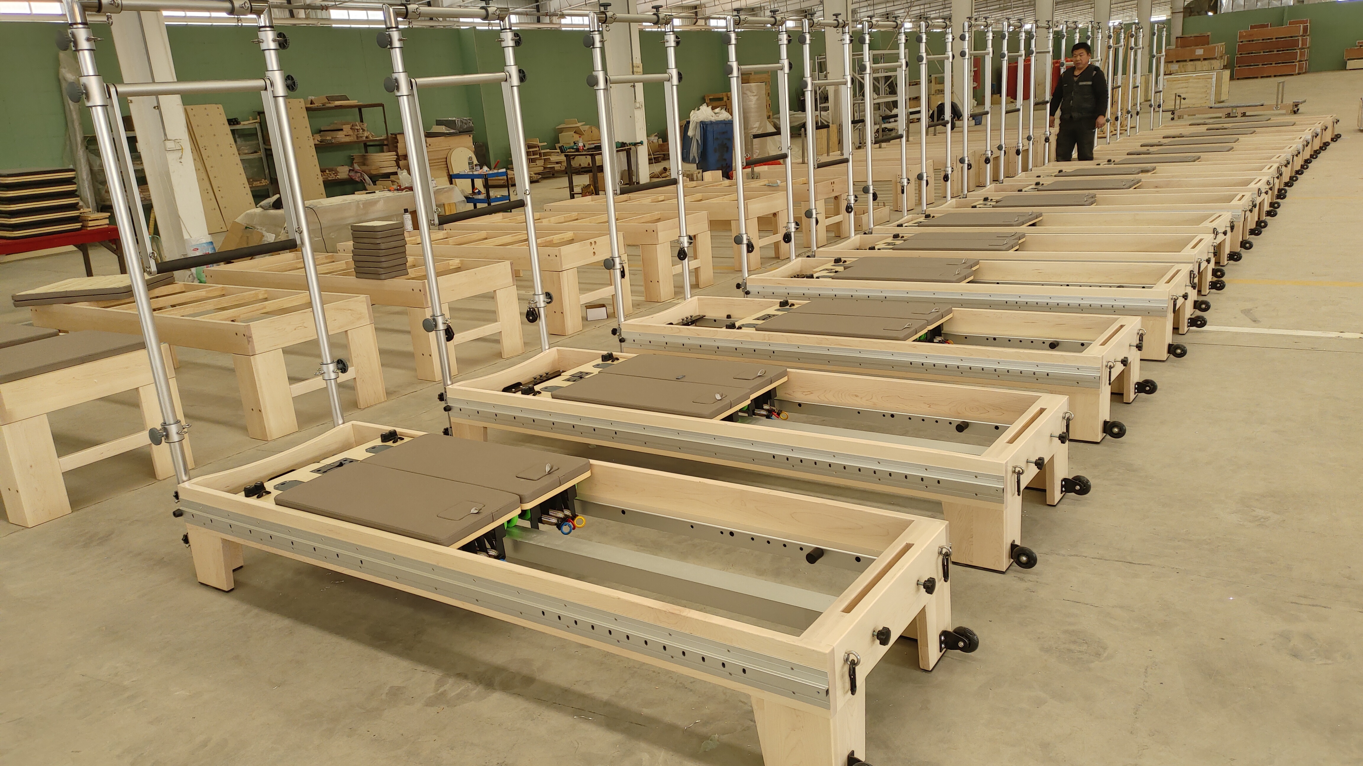 Luxury Full track Maple Pilates Reformer with Align core with tower