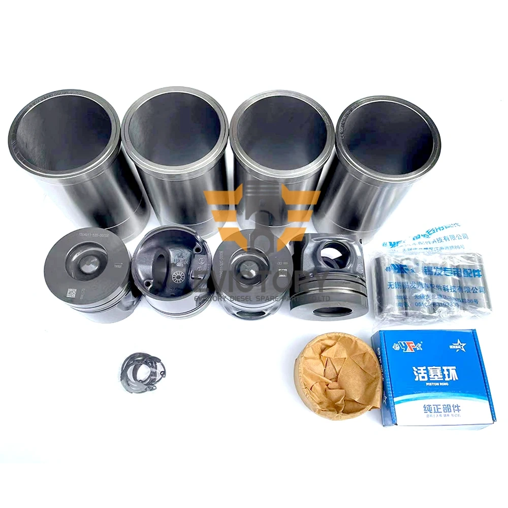 For FONTON excavator BJ486ZQ3 BJ486ZLQ4 rebuild overhaul kit gasket bearing piston liner