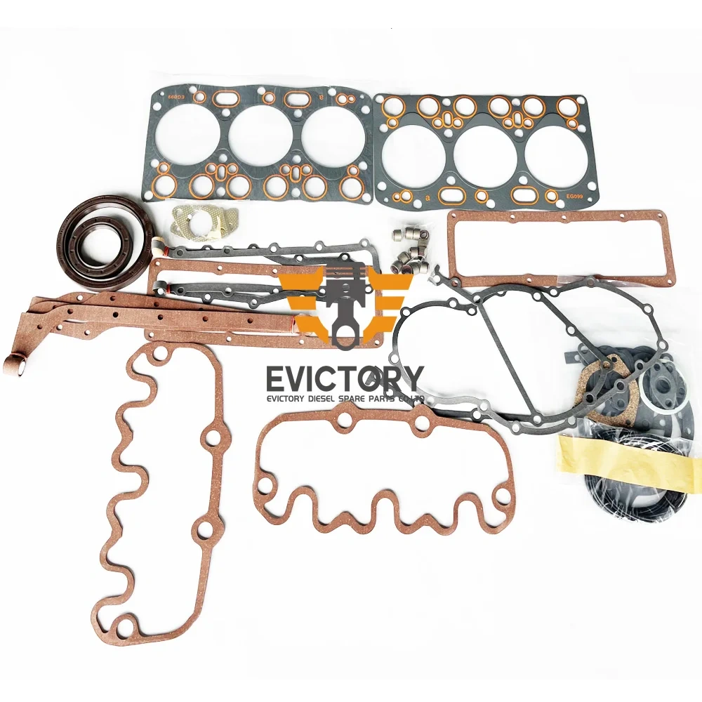 For TOYOTA 2D full gasket kit cylinder head gasket oil seals forklift use