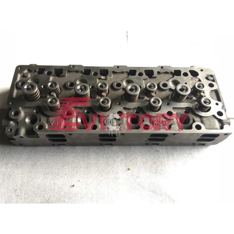 For Kubota V3300 V3800 V3300-DI-T Cylinder head assy for Bobcat T300 loader