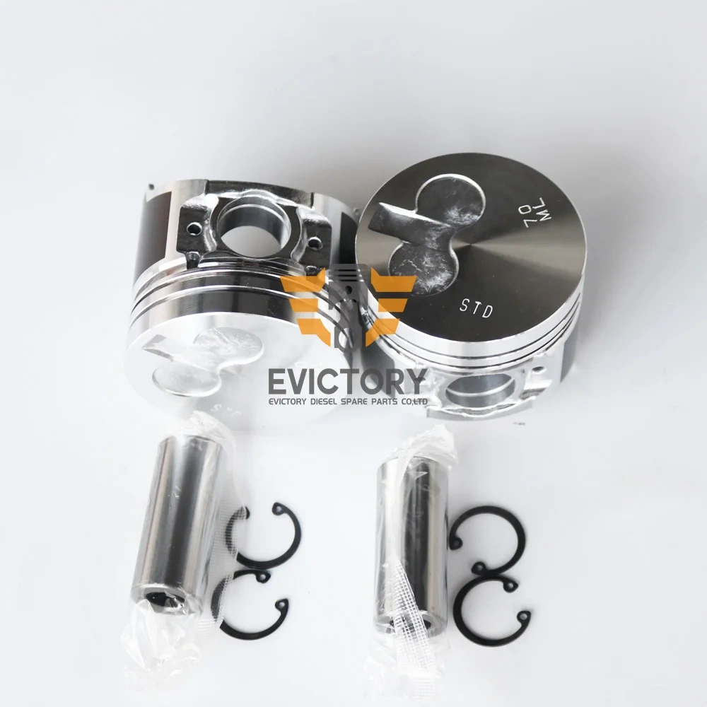 For YANMAR 2T70E 2TNV70 rebuild kit valve guide piston ring liner gasket bearing