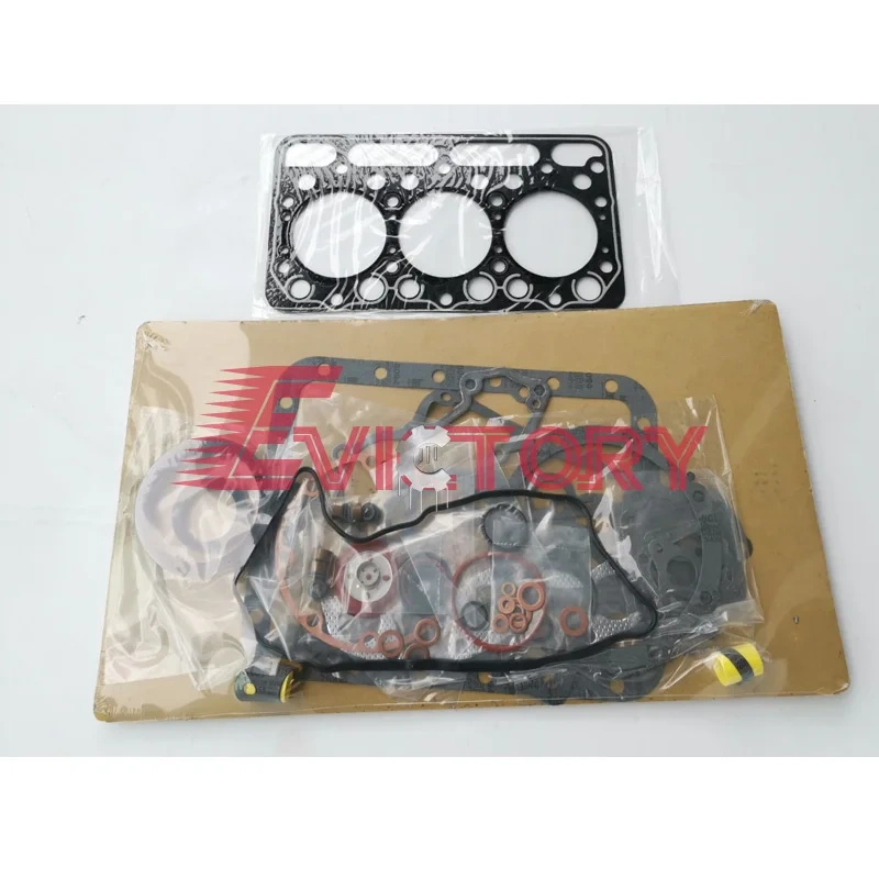 For KUBOTA D1403 cylinder head assy valve + ring gasket bearing rebuild overhaul KIT