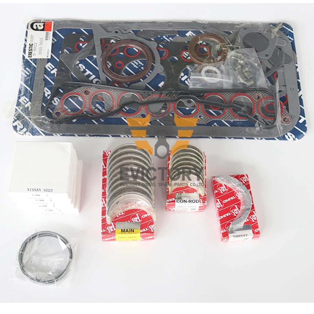 For spare parts SD25 overhaul kit ring bearing gasket + water pump + connecting rod
