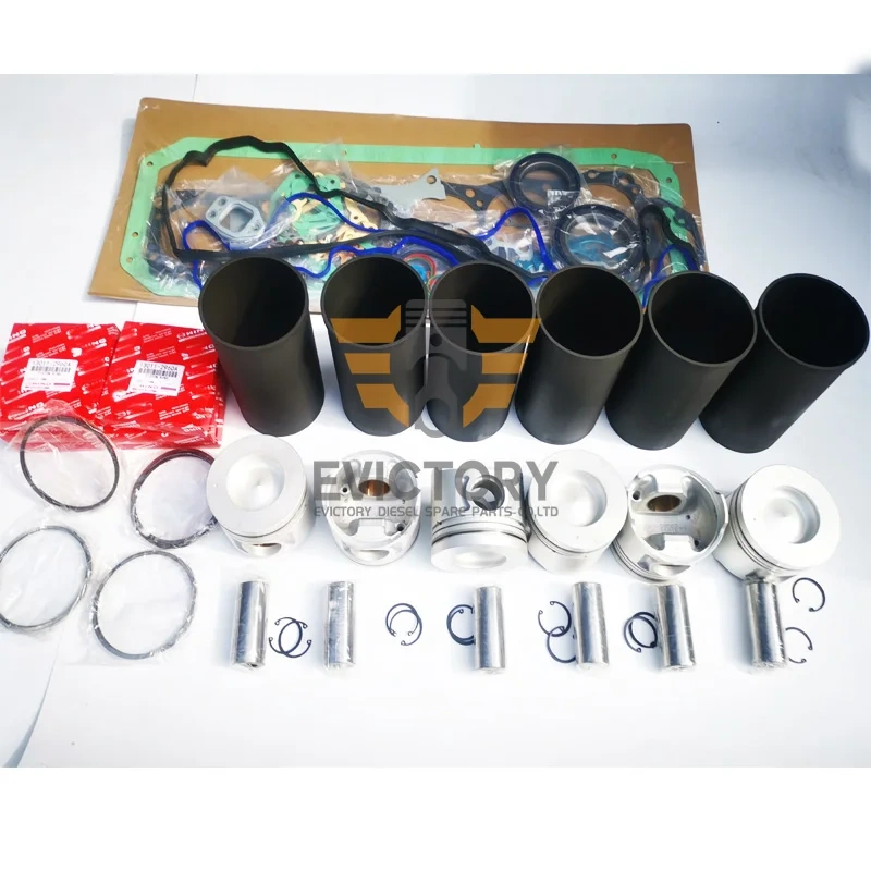 For HINO J08E J08ET J08E-T rebuild kit connecting rod piston ring liner gasket bearing