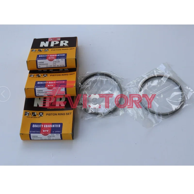 For KOMATSU 3D95 3D95S overhaul rebuild kit piston liner gasket bearing water pump