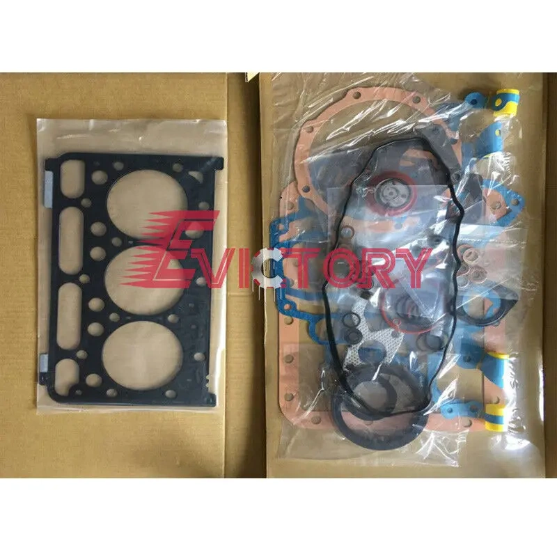 For KUBOTA engines D1703 full overhaul gasket kit + water pump