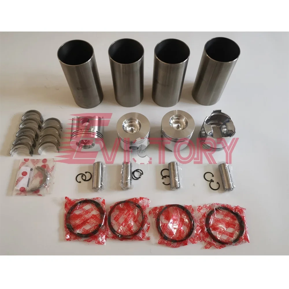 For YANMAR 4TN100E 4TN100L overhaul rebuild kit piston liner gasket bearing 4TN100 engine valve guide seat