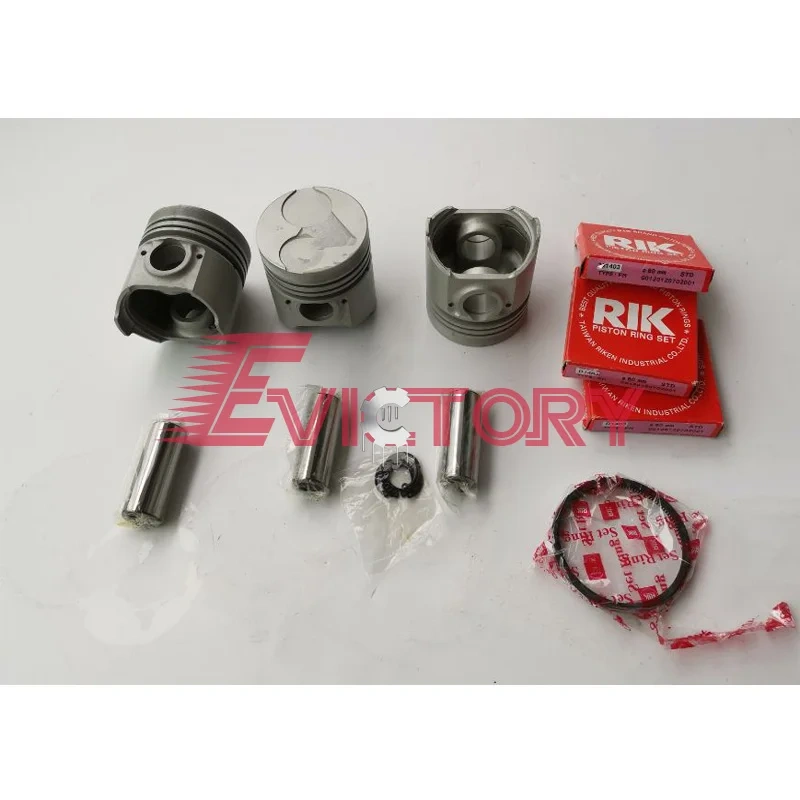 For Kubota D1462 overhaul rebuild kit Piston ring + piston kit + full gasket kit