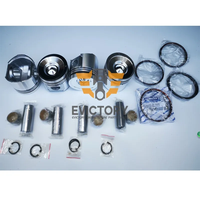 For CUMMINS B3.3 QSB3.3 rebuild kit piston liner gasket bearing valve water pump