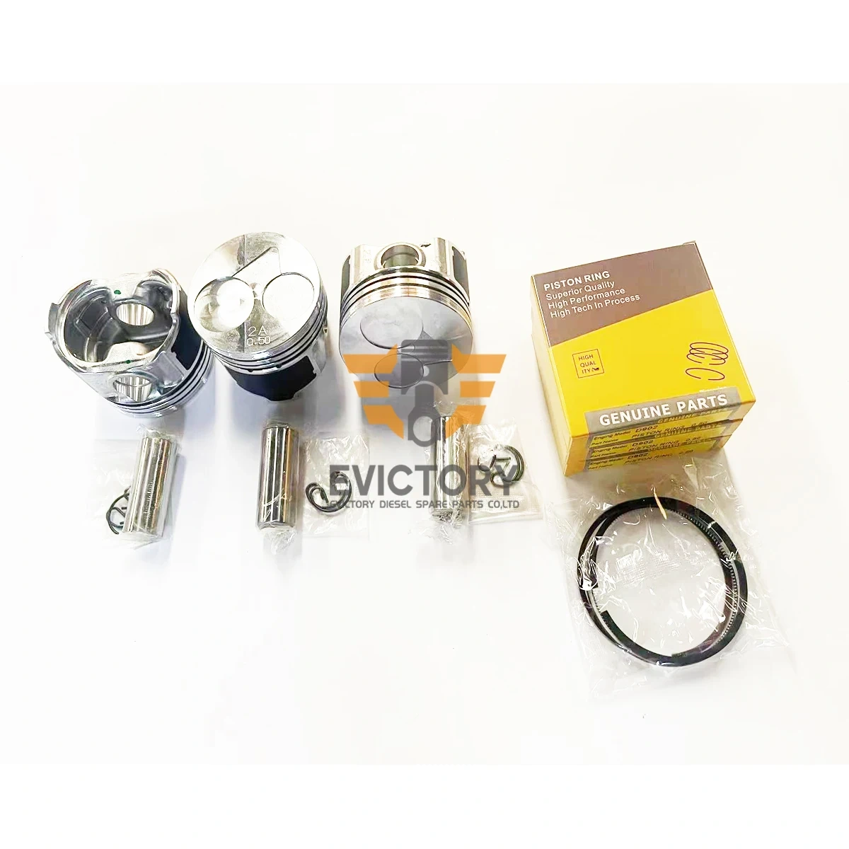 For KUBOTA engine D902 rebuild kit water pump engine piston ring set
