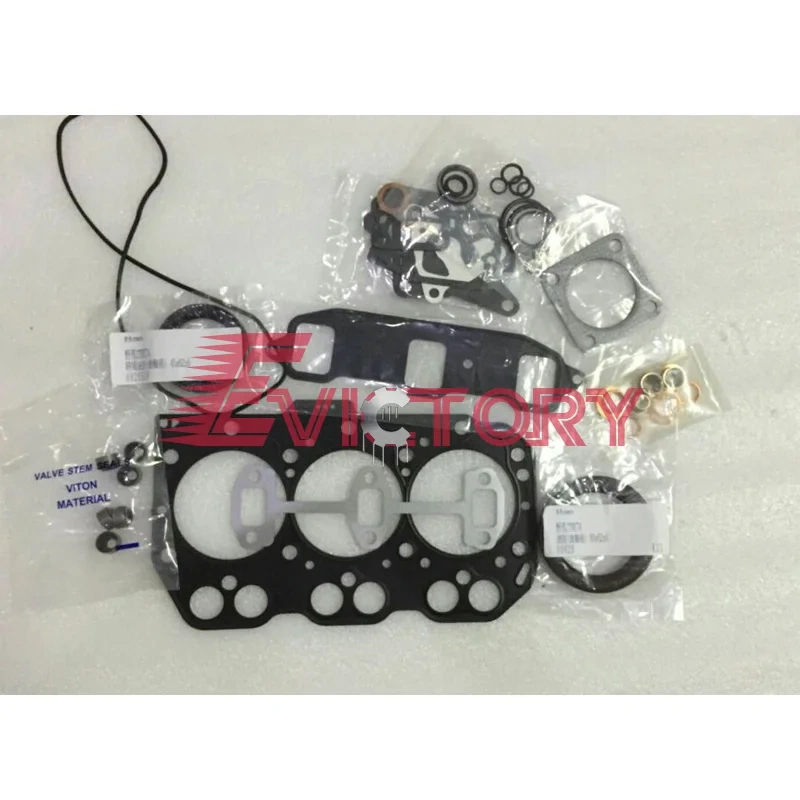 For Yanmar 3TNE88 3D88E crankshaft+ ring + gasket + engine bearing + con rod