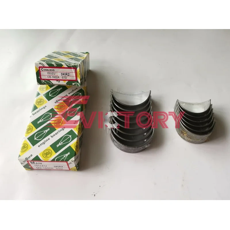 For Isuzu 3KR2 rebuild kit piston ring +engine bearing gasket kit complete
