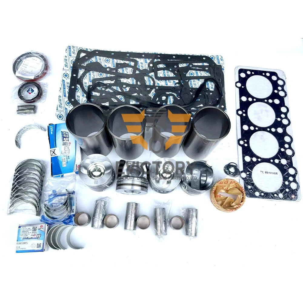 For YUNNEI YN33CR-1 YN33CR-2 rebuild overhaul kit piston liner gasket bearing