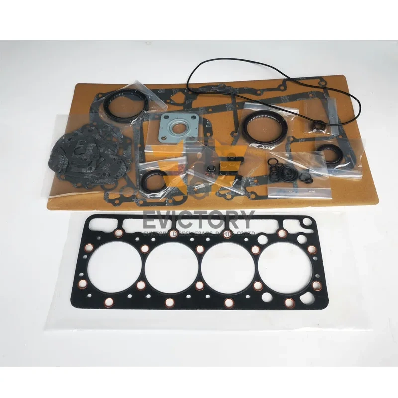V1205 full gasket set with cylinder head gasket For Kubota Tractor Excavator Rebuild Engine gasket