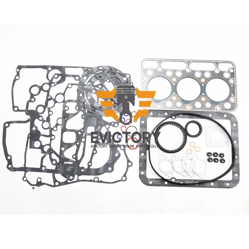 For kubota excavator D1102 overhaul rebuild kit piston + ring + bearing + gasket