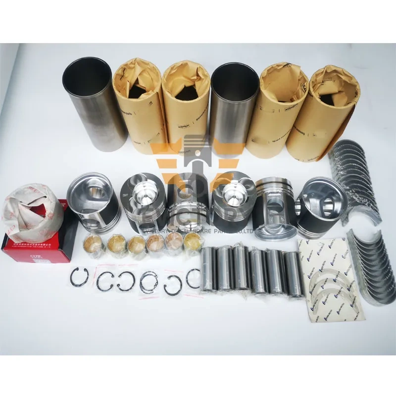 For Doosan D1146 Engine Overhaul Rebuild Kit piston ring liner gasket bearing