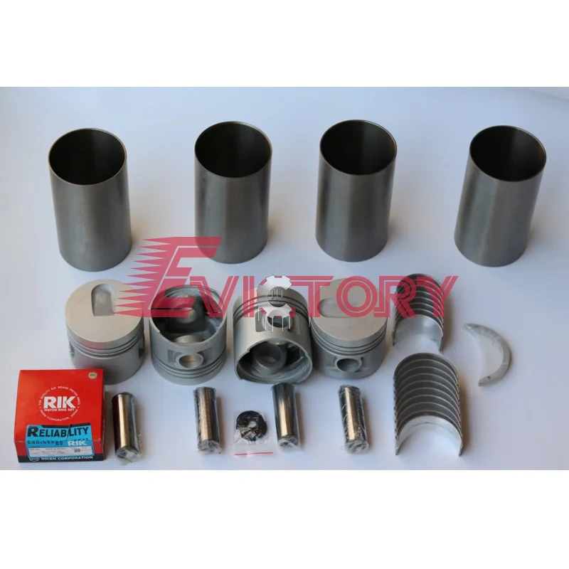For Mitsubishi S4E2 S4E-2 S4E overhaul rebuild kit + WATER PUMP + oil pump