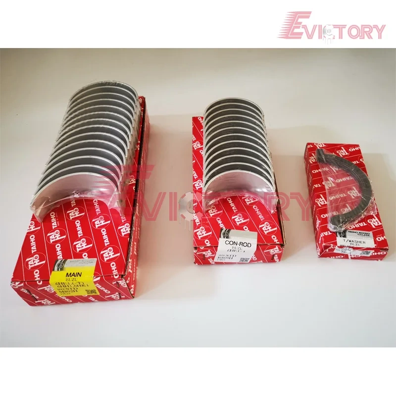 For ISUZU 6HE1-TC 6HE1T overhaul rebuild kit connecting rod gasket piston liner