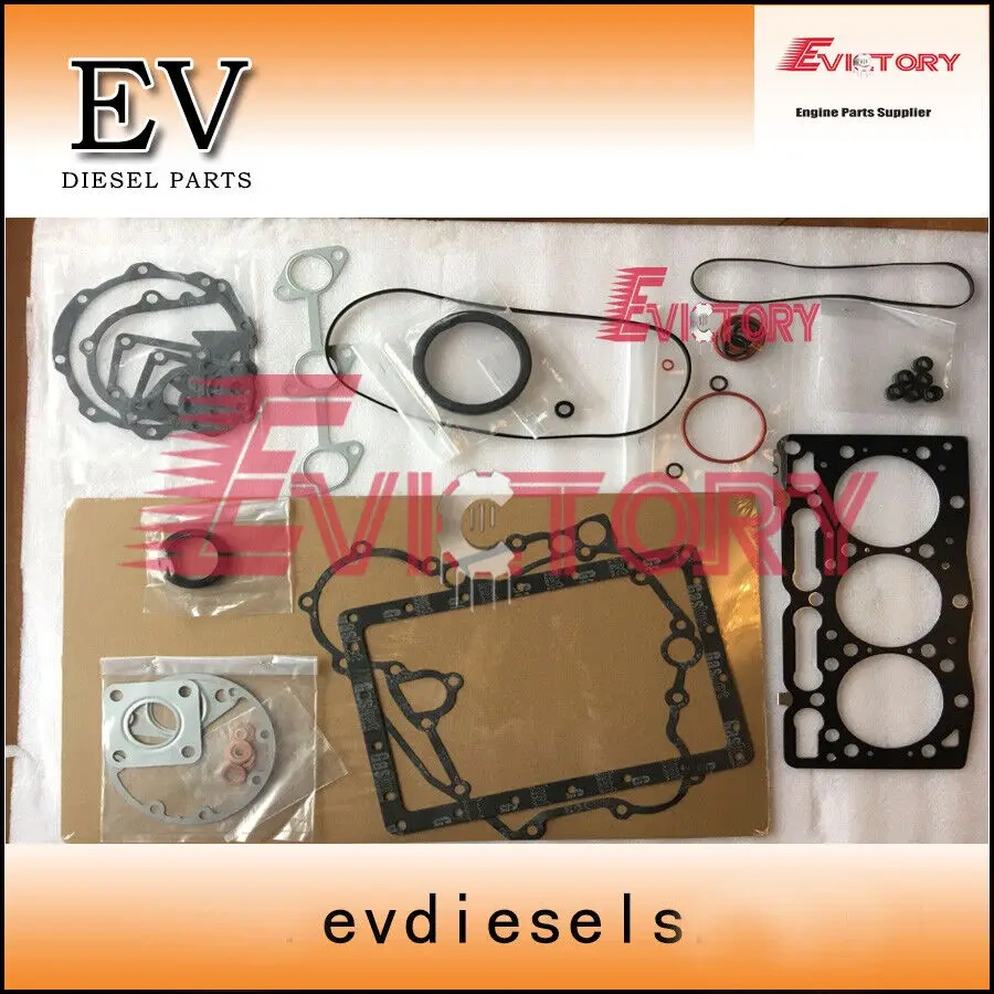 For KUBOTA spares D905 repair kit piston ring full gasket kit valve guide