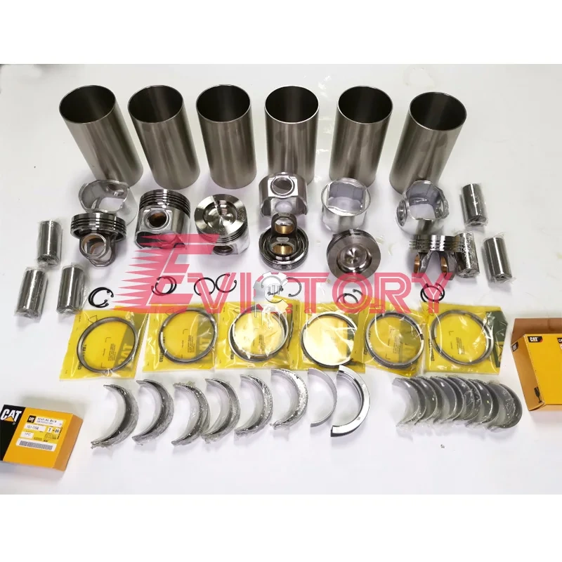 For Caterpillar excavator 3116 rebuild overhaul kit piston liner gasket bearing