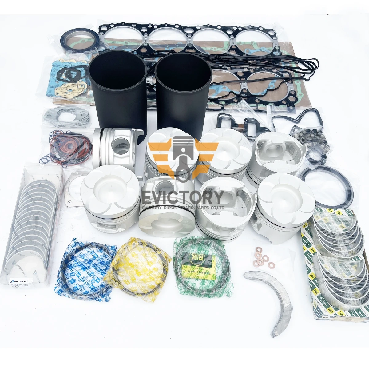 For UD truck RH8 Engine Overhaul Rebuild Kit Piston ring liner gasket bearing