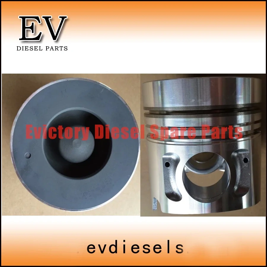 FE6 FE6T FD6 piston 24 valve type For UD FE6T engine rebuild
