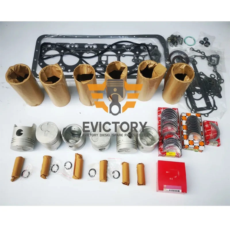 For Toyota 1HZ Overhaul Rebuild Kit cylinder head gasket liner piston ring bearing LANDCRUISER HZJ75 HZJ80 COASTER TD