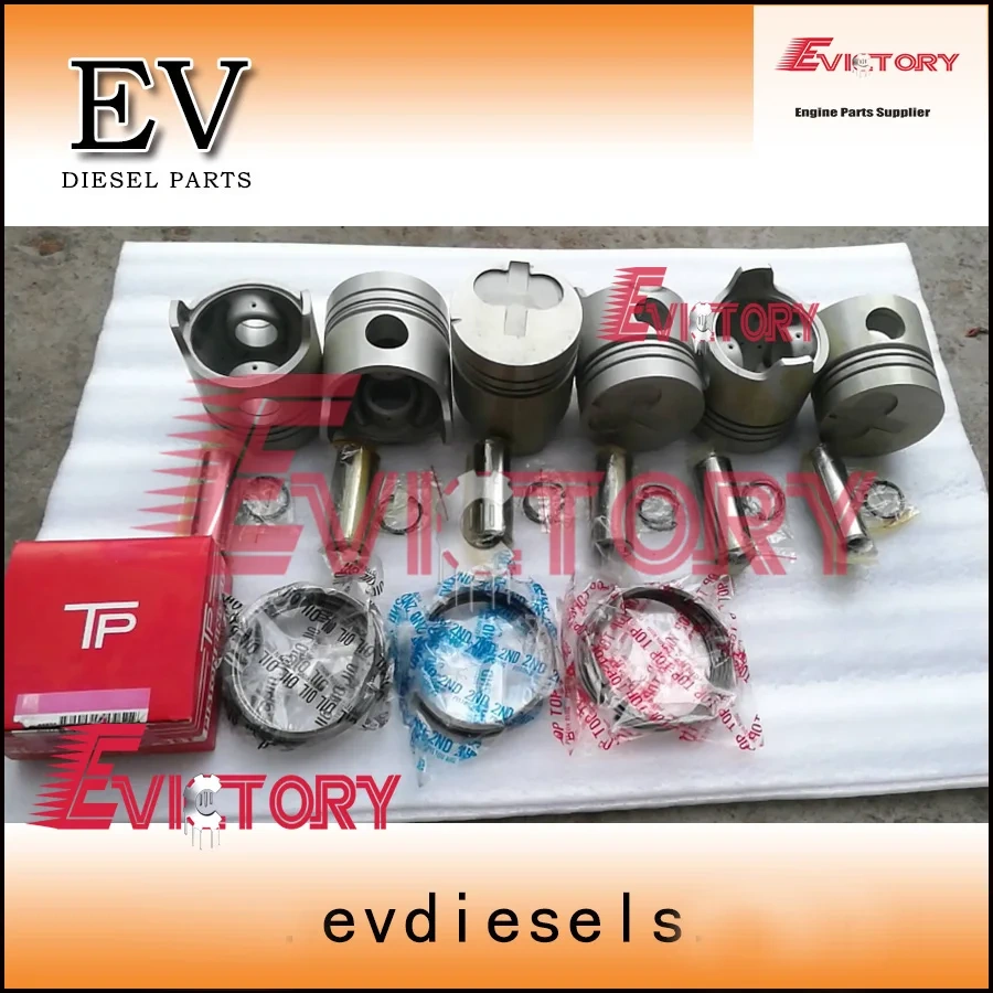 For Toyota 2H engine rebuild kit 2H Piston and piston ring set  full cylinder head gasket crankshaft&con rod bearing