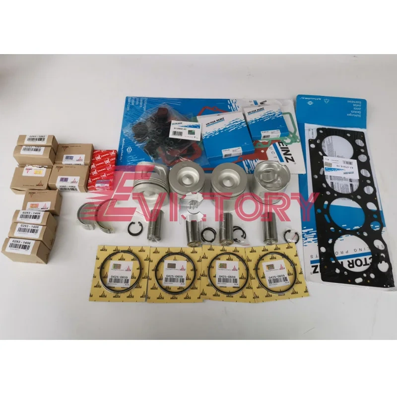 Fit for VOLVO D4D rebuild overhaul kit water pump valve gasket piston liner